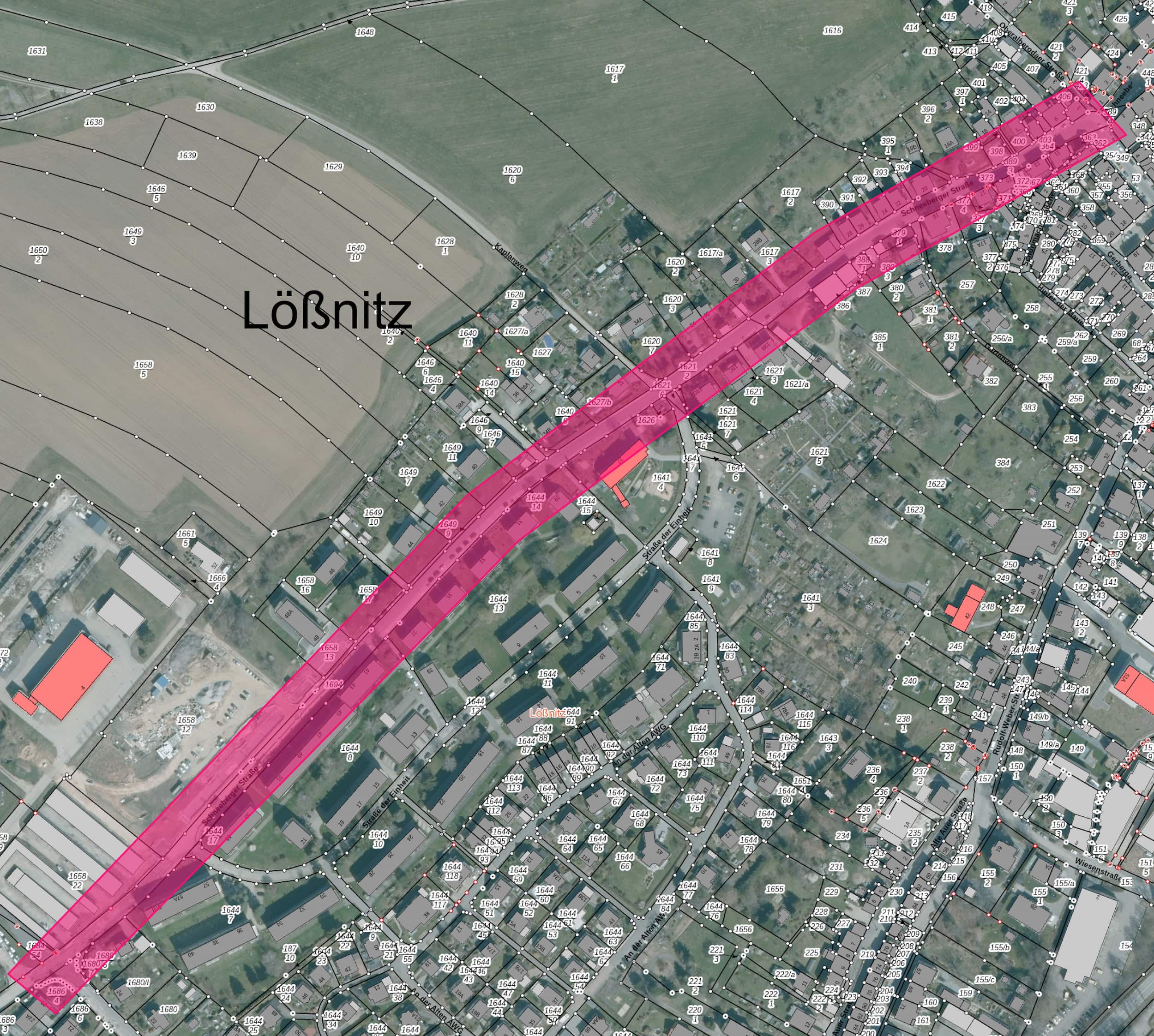 2026-08-31_Ubersichtskart e_Schneeberger Straße_I-2